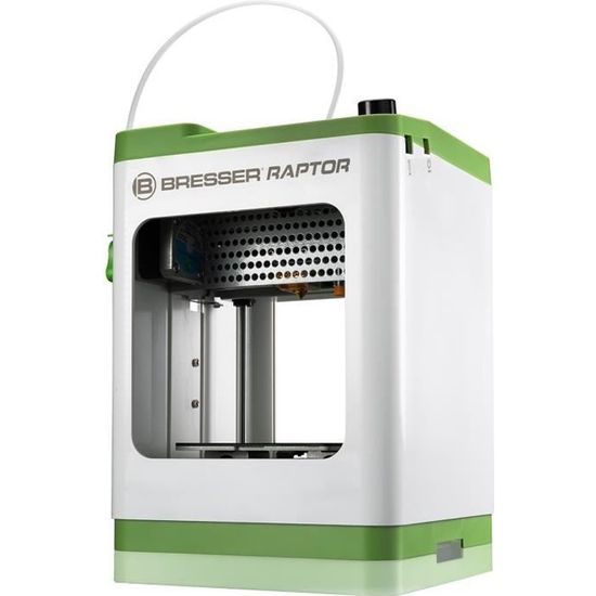 Bresser Imprimante 3D Raptor WiFi 21 x 29 cm acier blanc/vert 5-pièces