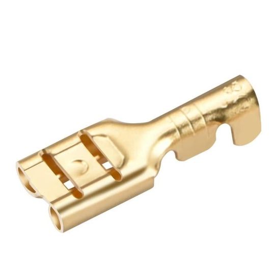 Cosses Males A Sertir Rapides 6.3 Mm Non Isolees 100 Pieces Lot De 100 Cosses électriques Mâles à Sertir Rapides 6.3mm - Non Isolées (Heschen) Cosses Rapides 6.3mm