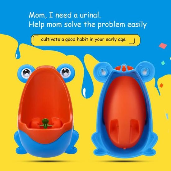 Urinoir Pour Garçon - Pot D'Apprentissage Pipi Debout, Matériau PP Vert, Design Ludique - 9