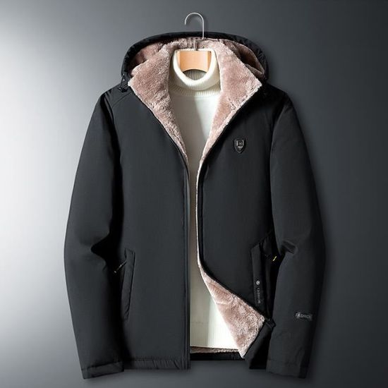 Parka Hiver Homme Manches Longues et Épais
