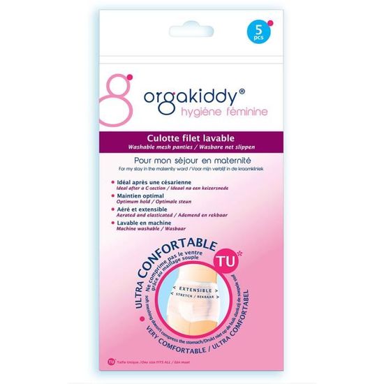 Orgakiddy culotte jetable maternité - Slip, protections périodiques