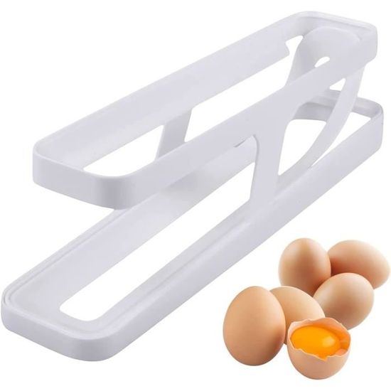 Boîte De Rangement à Œufs 3 Étages - Pour Réfrigérateur, Capacité 30 Œufs, Transparente, Gain De Place - 10