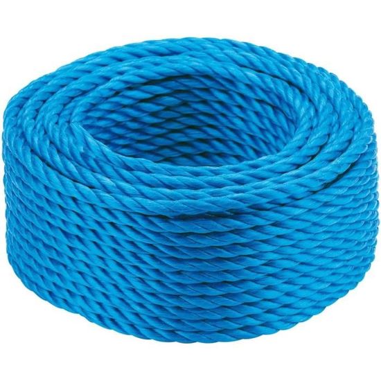 Corde D'ancrage Polypropylène 4-16 Mm - 30 Mètres - Résistante UV Et Imperméable