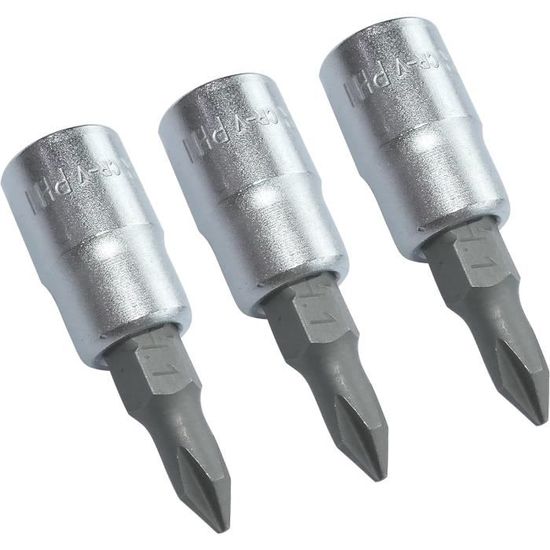 Embouts De Tournevis À Choc, 5Pcs Ph2 5Mm 1-4 Pouce Hexagone Jeu