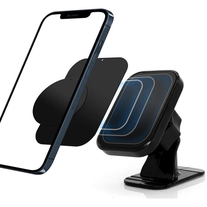 Support Téléphone Magnétique pour Voiture Base 360° Aimantée Universelle  pour Smartphone avec Fixation Collante Apple iPhone 14 - Cdiscount  Téléphonie