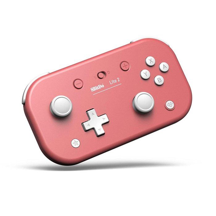 8BitDo Lite 2 Rose Manette Bluetooth pour Nintendo Switch Raspberry Android et Windows