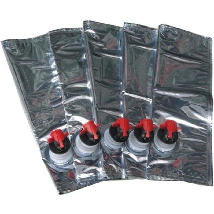 5 Poches rechargeables Bag in Box 10 litres