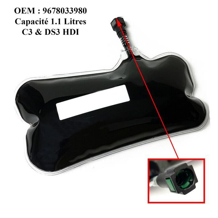 Poche de Cérine 1.1L POWERFLEX Additif Filtre à Particules (CITROËN) 1500RY - 9678033980 - 1.4 & 1.6 HDI