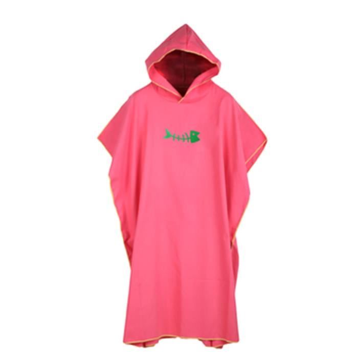 Crème solaire vacances Robe combinaison changeante surf Poncho Robe douce avec capuche cadeau adulte - Modèle: peach - TEYYMJA03959