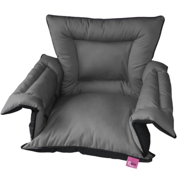 Couvre-siège rembourré pour fauteuil roulant Saniluxe T/L