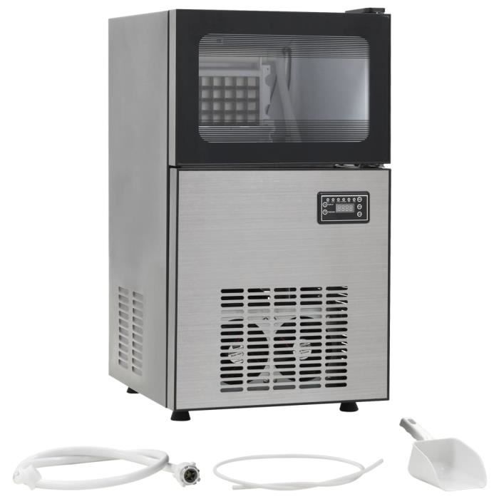 Appareil à glaçons 420 W Noir 45 kg - 24 h -YUH