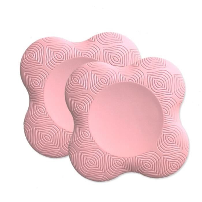 Tapis de sol,Genouillère de Yoga pour les exercices de Yoga et de Pilates, coussin pour les genoux, les coudes - Type Pink - 2 PCS