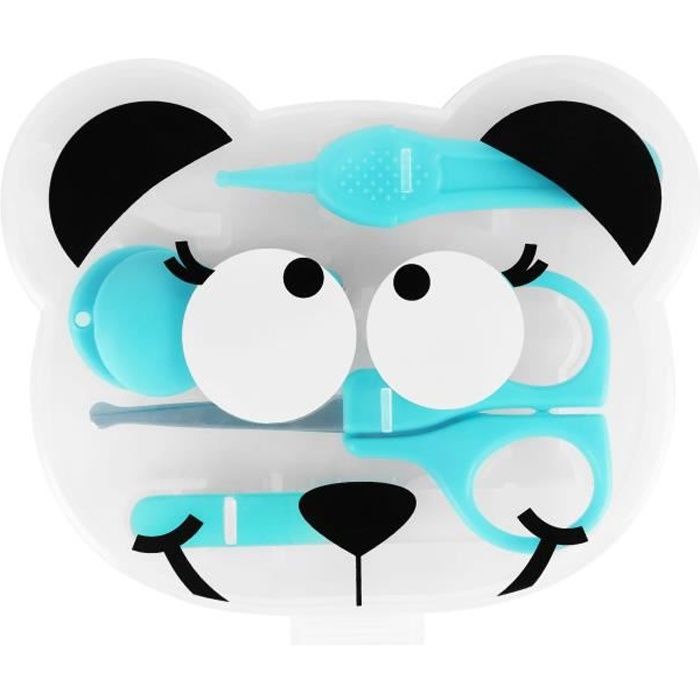 BADABULLE Mon 1er kit Manucure pour Bébé - 4 accessoires – Idéal dès la naissance