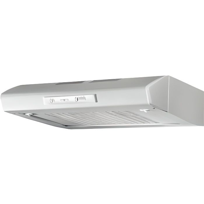 Hotte casquette GLEM 60cm Blanc