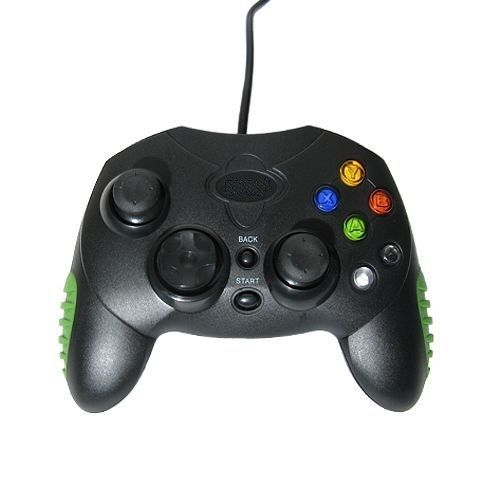 Manette Noire Vibrante pour Microsoft Xbox