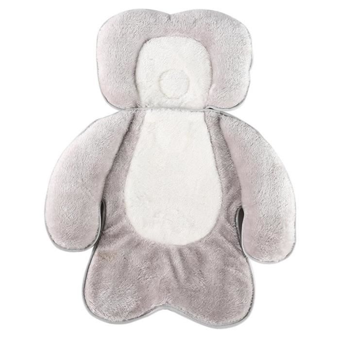 LEEGOAL Coussin Bébé Poussette Multifonction Coussin pour Siège de Sécurité Voiture Gris