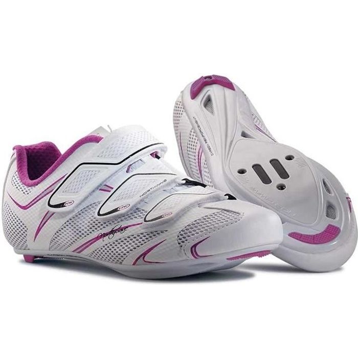 Chaussures route Northwave Starlight® 3S White-Purple-Silver 40