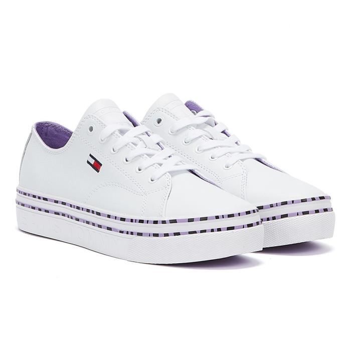 Tommy Jeans Platform Wile Animal Baskets Blanches Femme - EU 40
