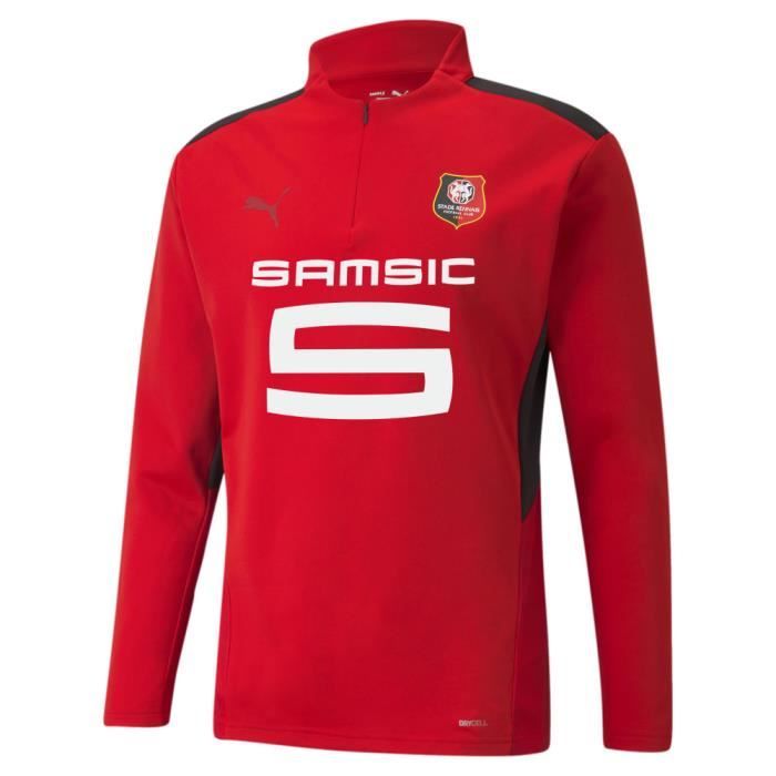 Stade Rennais Sweat 1/4 zip Homme Puma 2021/2022