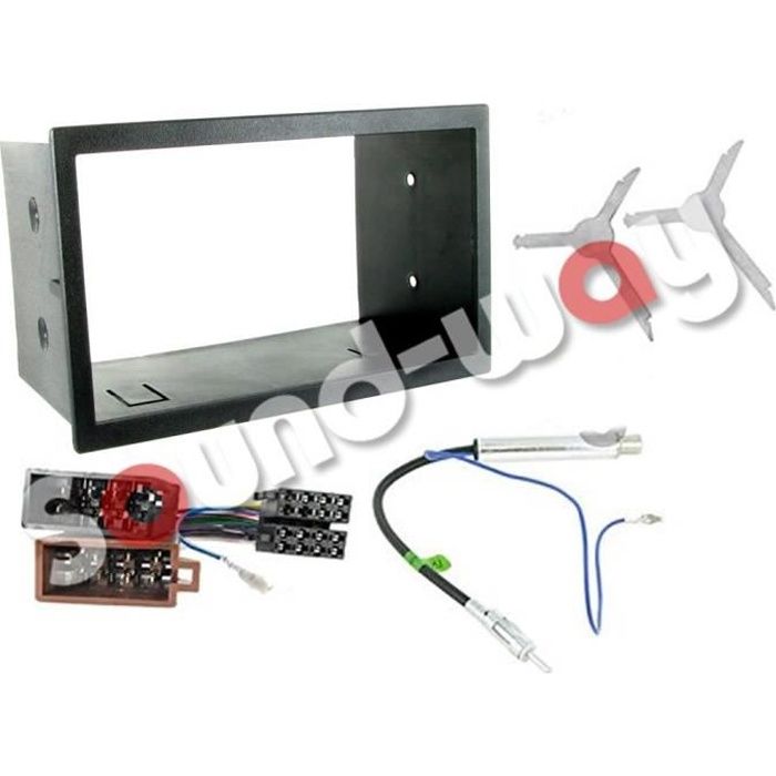kit montage autoradio 2 DIN VW volkswagen Golf 4 / Bora / Lupo / Passat / Polo / Transporter