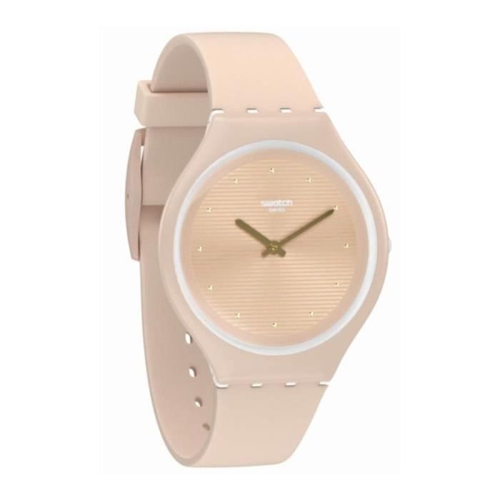 SWATCH UNISEX BRACELET SILICONE BOITIER PLASTIQUE QUARTZ MONTRE SVUT100