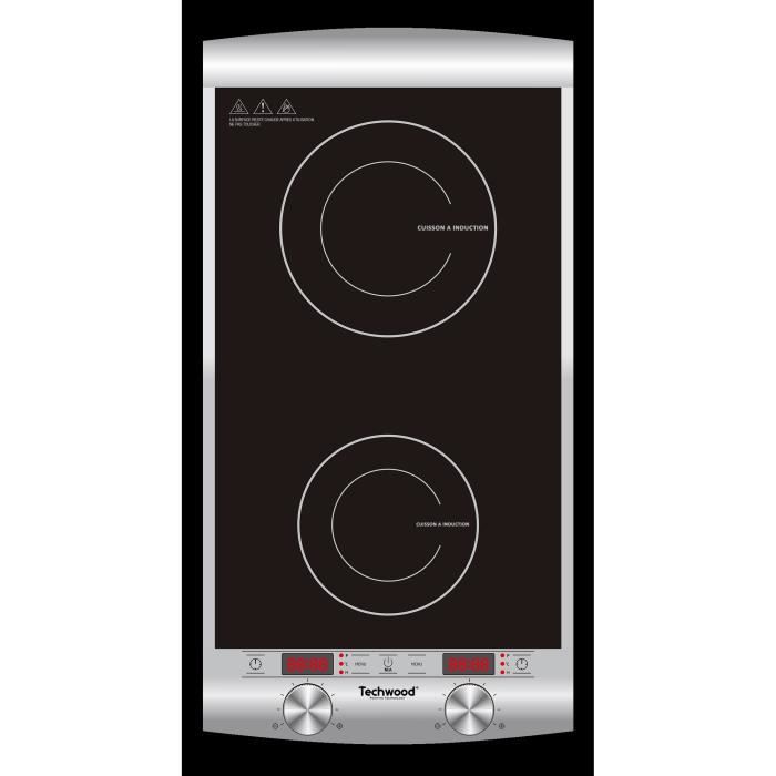 TECHWOOD TPID-229 - Double plaque de cuisson à induction - 1300 W + 1600 W - LED