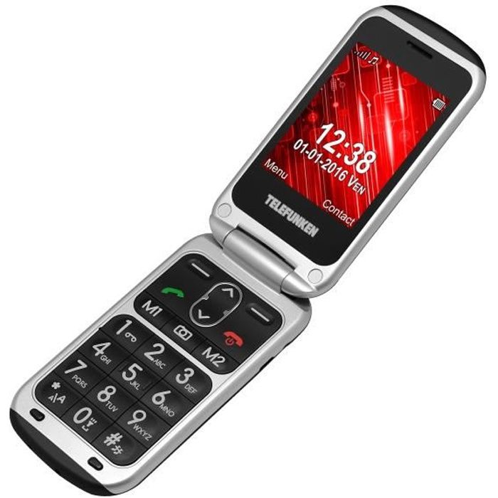 TELEFUNKEN TM240 COSI : Téléphone senior grosses touches Débloqué 2G