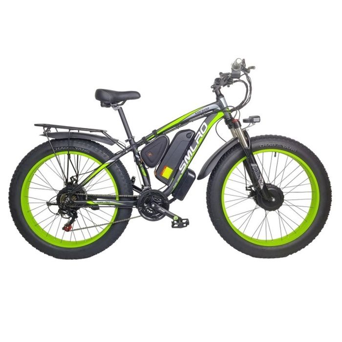 Velo Electrique SMLRO XDC600 26 4.0in Tout Terrain Gros Pneus 1000W 2 Moteurs 48V 22.4Ah Batterie 140km Rang Cdiscount Sport