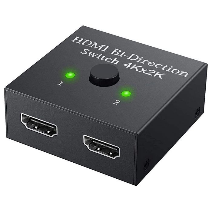 Répartiteur HDMI 1 entrée 2 sorties 4K 60 Hz 444 HDMI 2 ports avec Répartiteur HDMI 1 entrée 2 sorties 4K 60 Hz 444 HDMI 2 ports avec