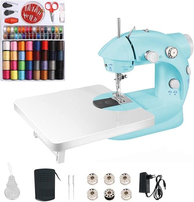 BuyWeek Machine à Coudre Jouet, Machine à Coudre Électrique Jouets Mini Machine à Coudre Éducatif Intéressant Jouet D'apprentissage Pour Enfants Filles Enfants