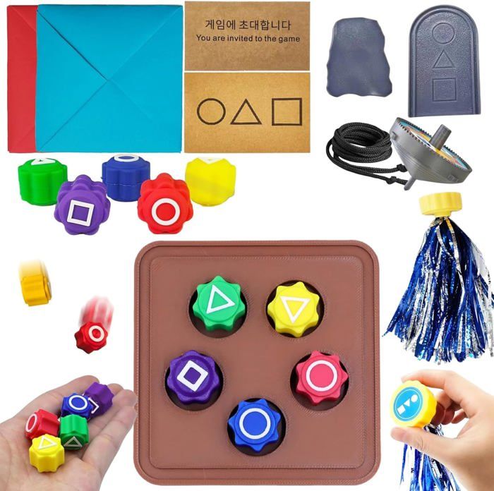 Gonggi Jeu coréen, jeu folklorique coréen (jeux traditionnels coréens) - Jebi Chagi, Gong-gi, Biseokchigi, Paeng-y, DDAKJI, Jeux de voyage en famille