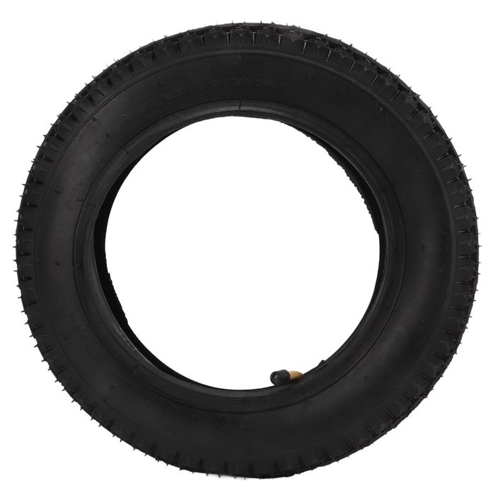 Pneu Et Chambre à Air 12 1/2 X 2 1/4 Pour Vélo électrique – Valve Coudée, Montage Facile Et Roulage Tranquille !