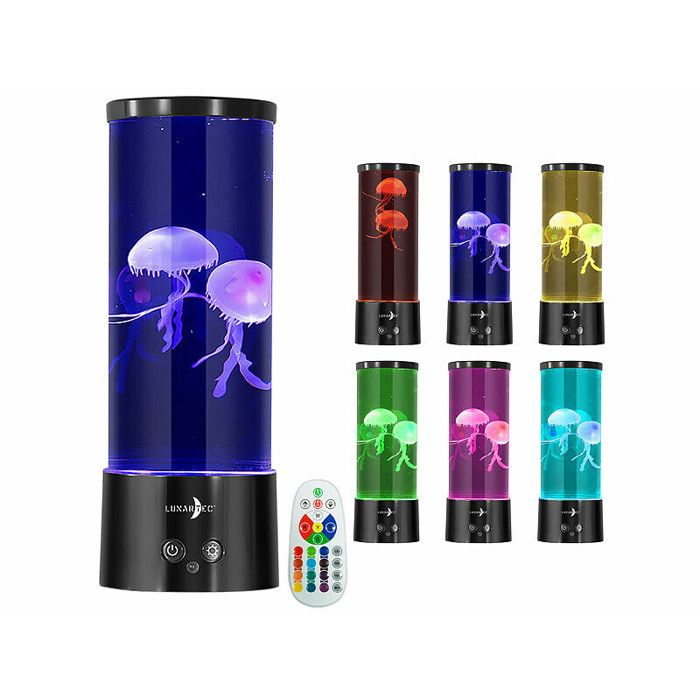 Lampe méduse LED RVB télécommandée Lampe méduse LED RVB télécommandée