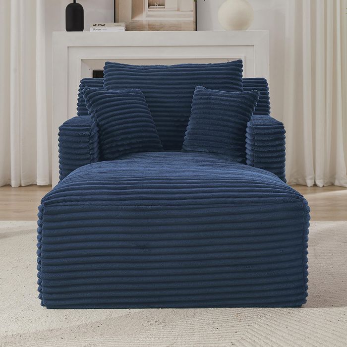 Canapé modulaire - MINIMAL - Chaise longue Velours côtelé - 1 place - Canapé-lit & fauteuil relax - Sans montage Canapé modulaire - MINIMAL - Chaise longue Velours côtelé - 1 place - Canapé-lit & fauteuil relax - Sans montage
