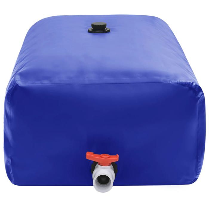 ANTI-UV Réservoir deau pour l’intérieur et l’extérieur avec robinet pliable 1500 L PVC J848AS848EU