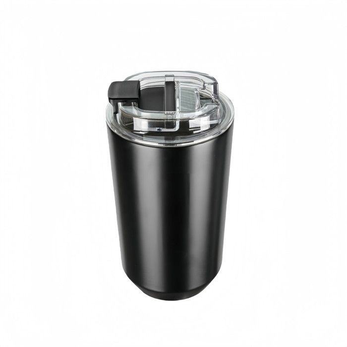 Gourde isotherme - Bouteille isotherme avec couvercle - 414 ml - Mug de voyage - Tasse isotherme en acier inoxydable - Tasse à café