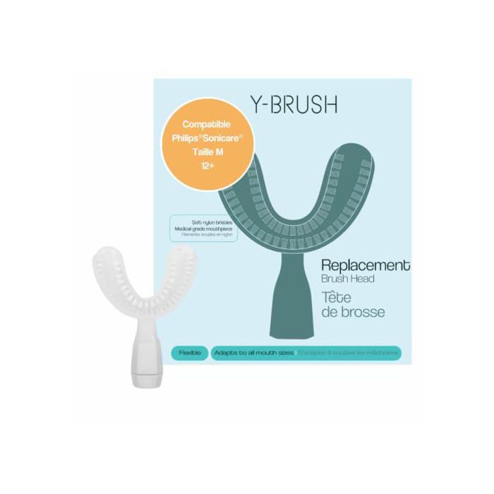Compatible avec Philips Sonicare - - Tête de Brosse à Dents en Y - Flexible - À Renouveler Tous Les 6 Mois - Adulte