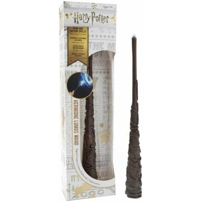 Harry Potter baguette magique lumineuse HERMIONE en boite réplique