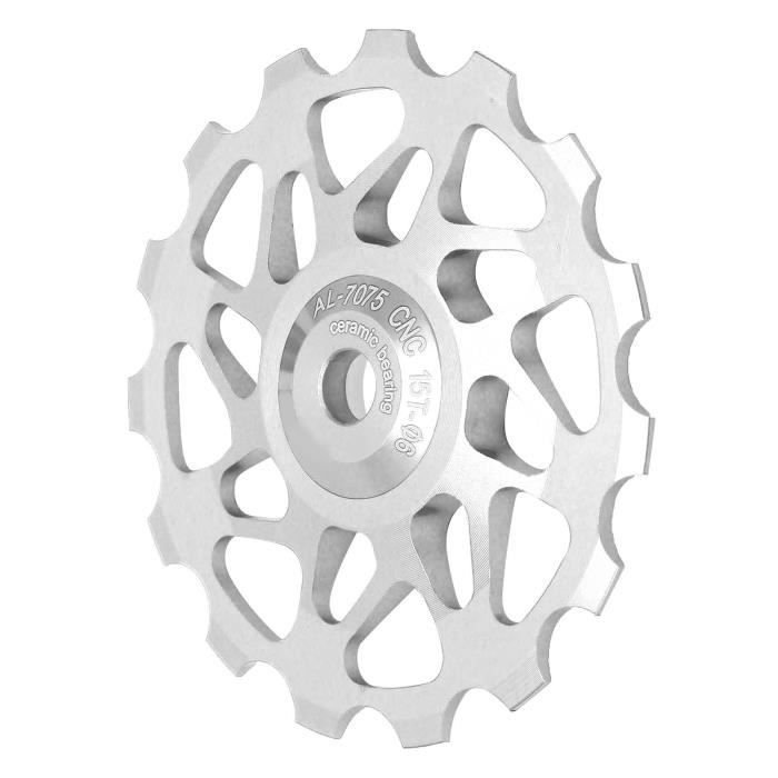 Atyhao Bike Guide Wheel, 15T 8/9/10/11 Speed Bike Jockey Wheel Pulley ...