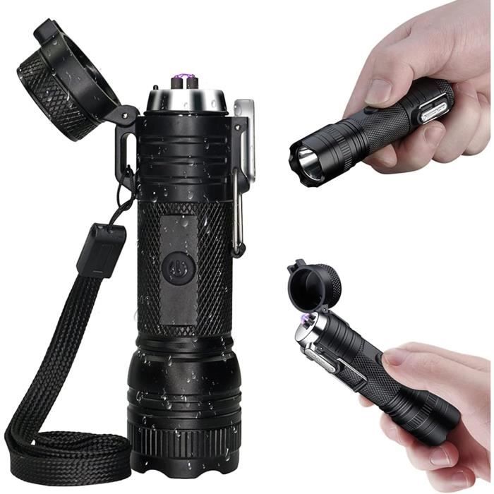 Briquet Plasma SUPRUS Rechargeable USB - Double Arc Électrique - Torche 3 Modes - Étanche