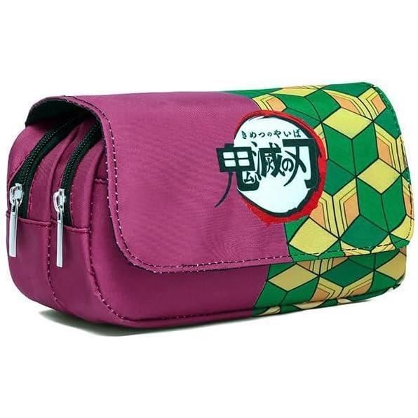 Trousse à Crayons Kamado Tanjiro - Grande Capacité - Double