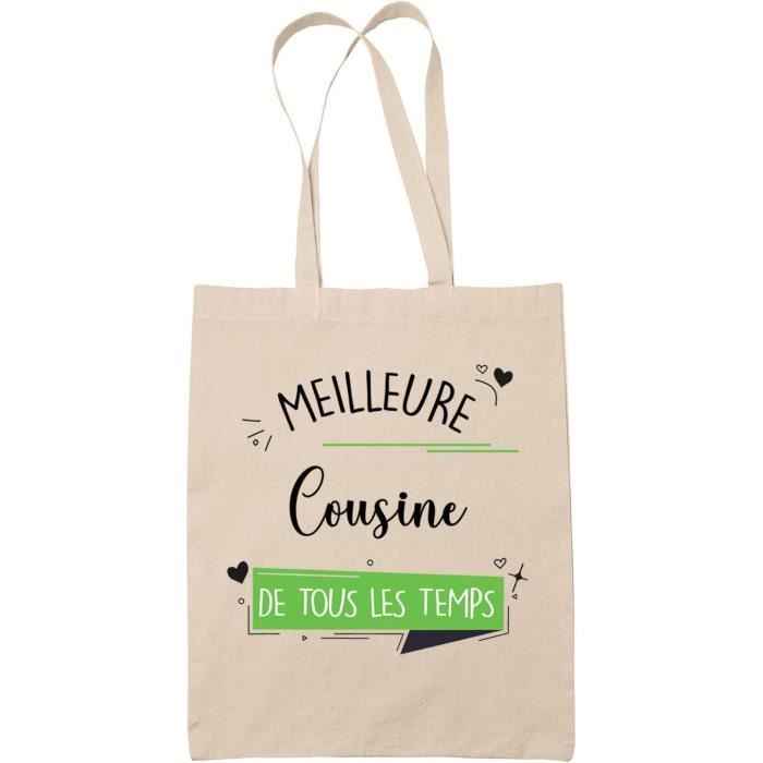 Tote Bag 'Bichette Irremplaçable' - Cadeau Parfait Pour Elle : Saint-Valentin, Anniversaire, Noël - Sac Cabas Réutilisable Et Personnalisé - 7
