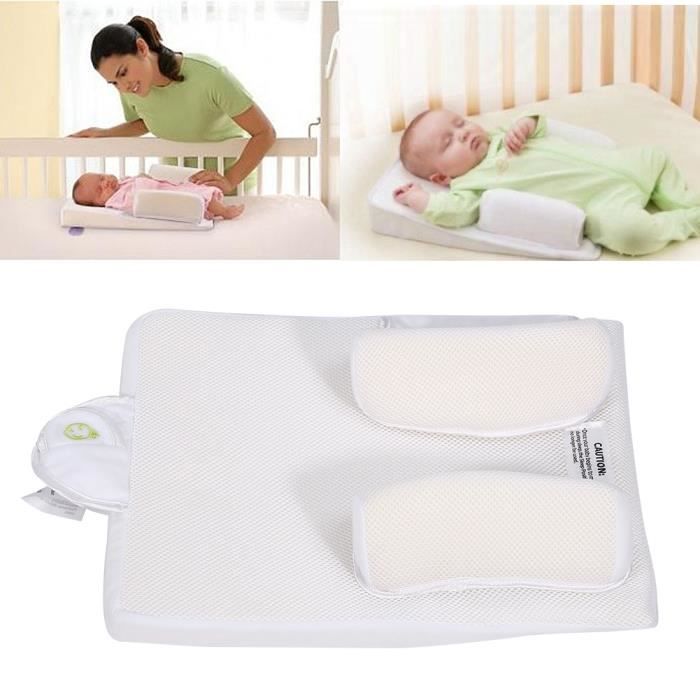 Positionneur De Sommeil Pour Nouveau Ne De Bebe Oreiller Anti Roulement Coussin Plat Cdiscount Puericulture Eveil Bebe