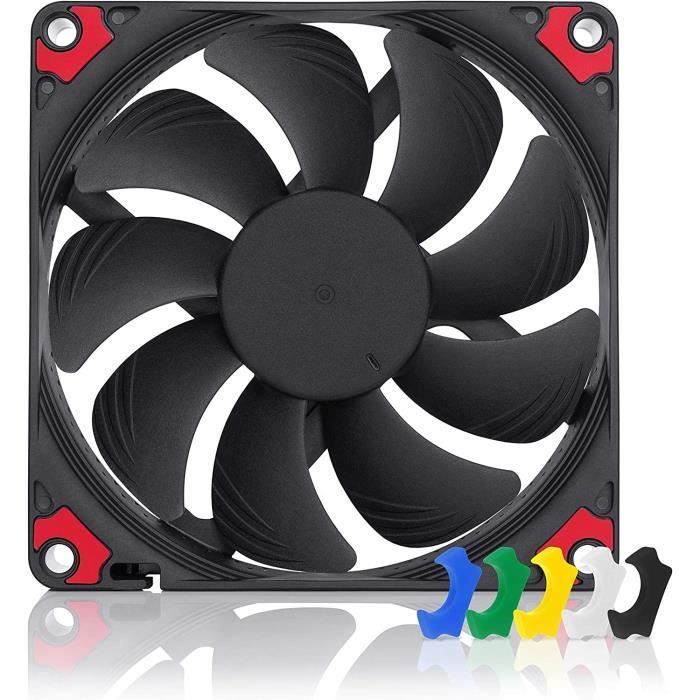 Ventilateur Noctua NF-A12x15 PWM - 120x15mm, Silencieux, Basse Épaisseur, Noir