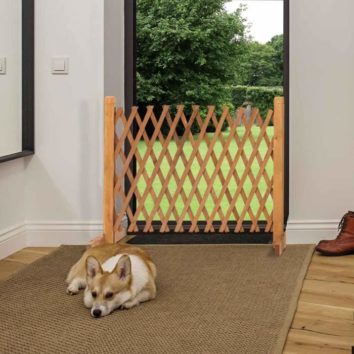 barriere extensible en bois cdiscount