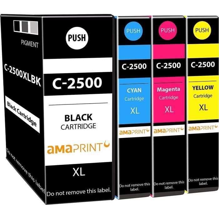SupplyGuy 4 Cartouches d'encre Compatible avec Canon PGI-2500XL pour Canon  Maxify IB4000 IB4050 IB4100 IB4150 MB5000 MB5050 MB5100 MB5150 MB5155