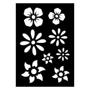 Pochoir Fleurs - Ki Sign - 7x10 cm