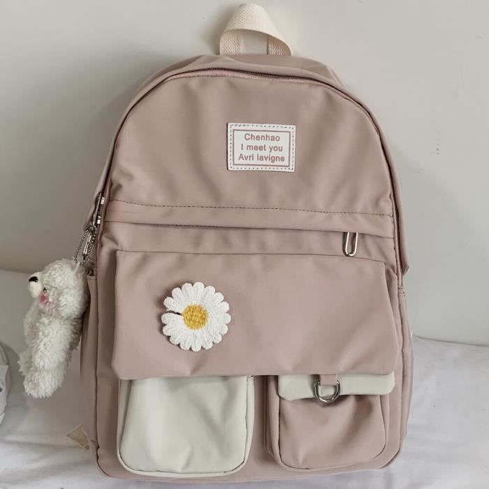 Sac à dos mignon pour étudiantes, à fleurs pour femmes, sacs d