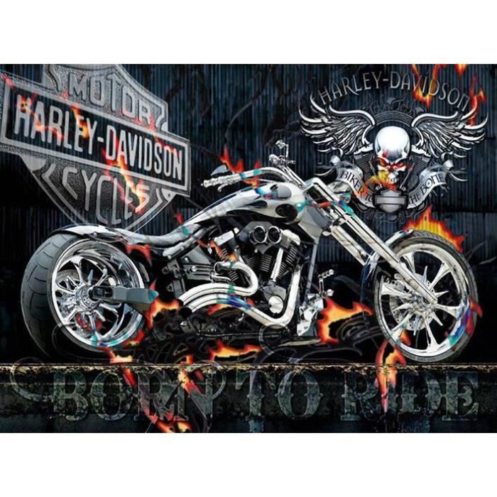 MAXBYE DIY Diamond Painting Motociclista Kit Completo, 5D Racing Bike