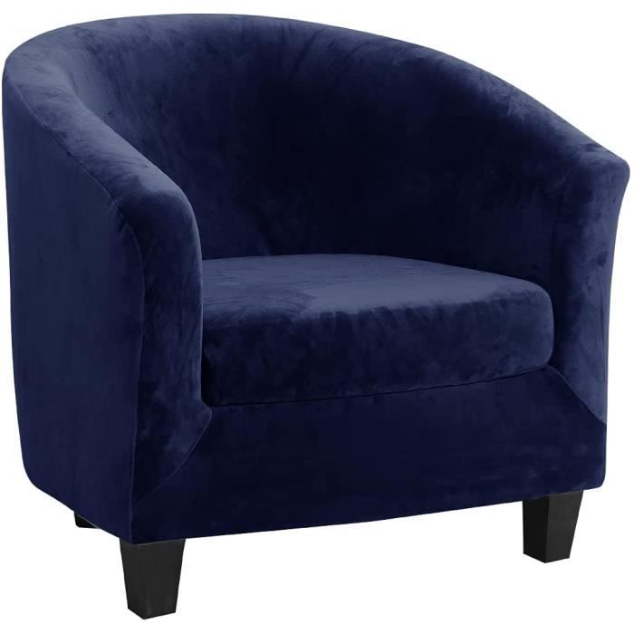 Lot de 7 housses de canapé 3 places en velours extensible super doux pour canapé avec 2 housses de dossier séparées et 2 housses de coussin d'assise pour salon, café foncé